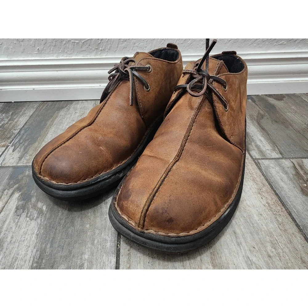 Skechers Comfort Construction Desert Trek Lace Up -Mens Chukka Boots US 10.5